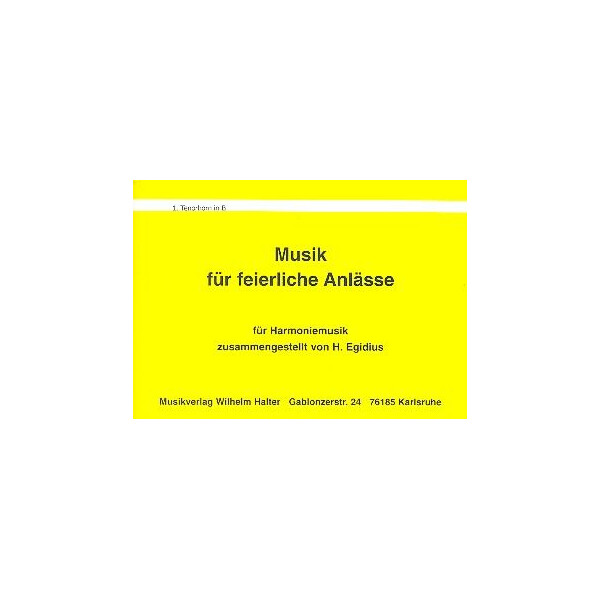 Musik für feierliche Anlässe
