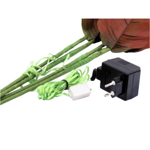 Europalms Hortensie, weiß mit Blüten, 100 LEDs