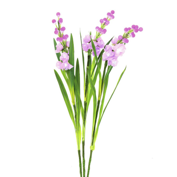 Europalms Aronstab 3er Set mit LEDs, pink, 85cm