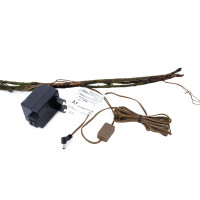 Europalms Torfmyrte-Ranke, mit LEDs, weiß, 180cm