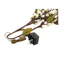 Europalms Kamelien-Bogen, mit LEDs, weiß, 50cm