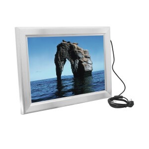 Europalms Reklamewand A2, beleuchtet, aluminium