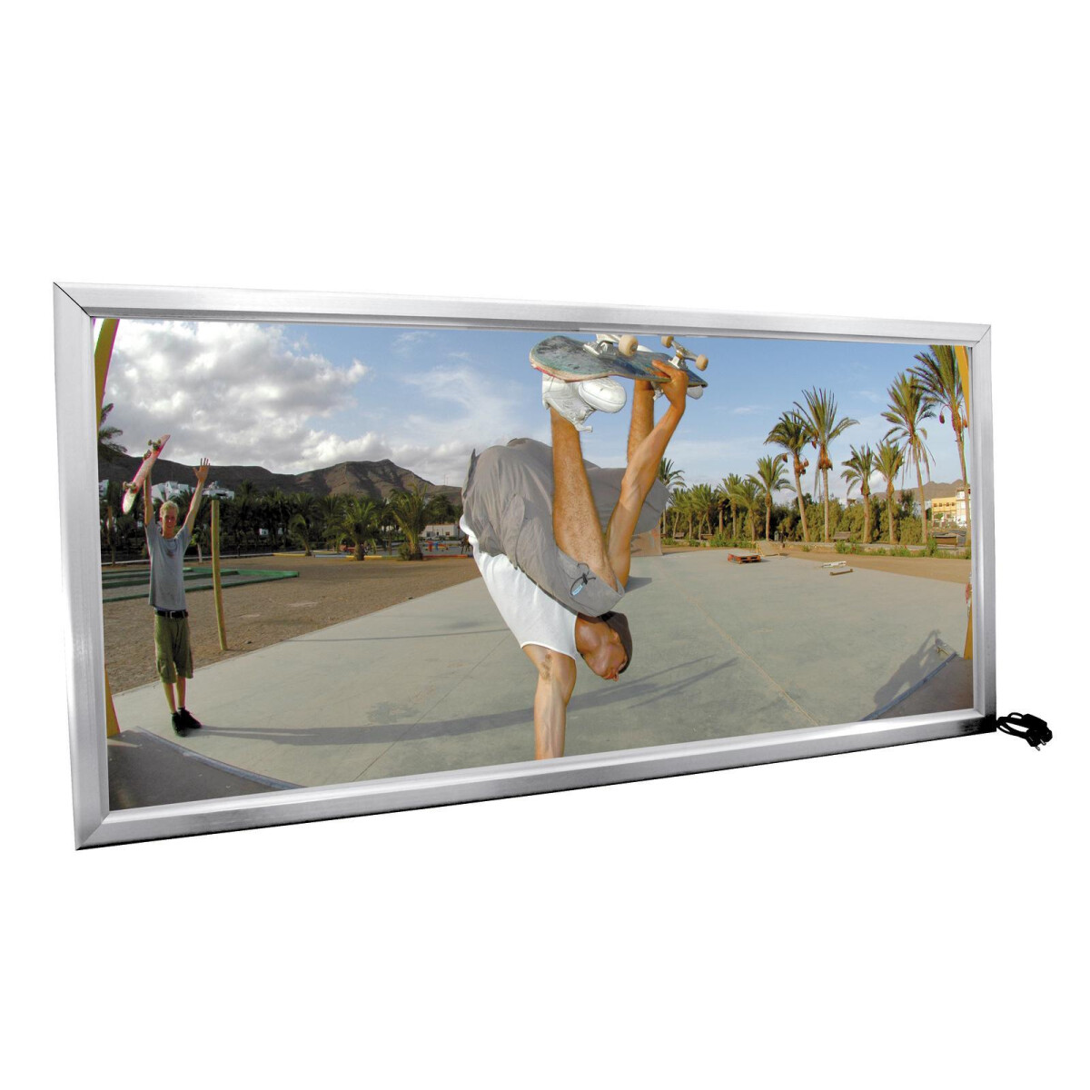 Europalms billboard, illuminated, aluminum, 1x2m