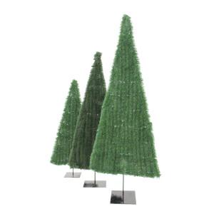 Europalms Tannenbaum, flach, hellgrün, 120cm