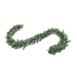 Europalms fir garland, snow-covered, PE, 180cm
