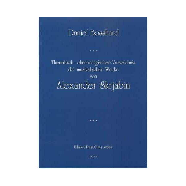 Thematisch-chronologisches Verzeichnis der musikalischen Werke von