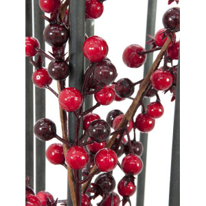 Europalms Beerengirlande gemischt, künstlich, 180cm, rot