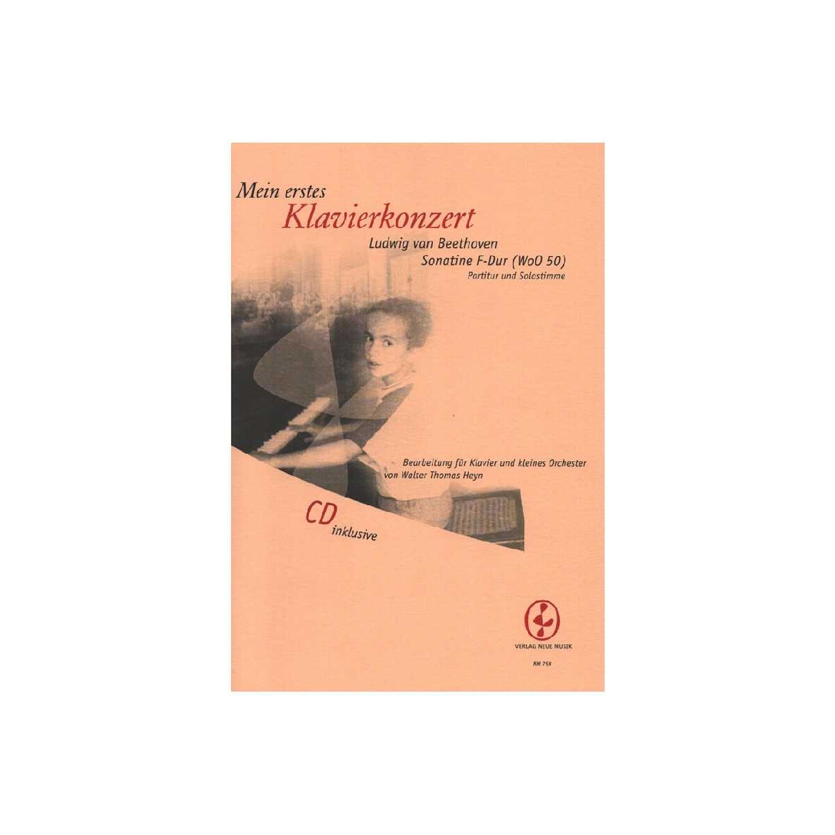 Mein erstes Klavierkonzert (+CD) - Sonatine F-Dur WoO