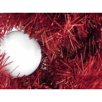 Europalms Christmas tree FUTURA, red-metallic, 210cm