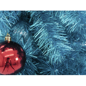 Europalms Tannenbaum FUTURA, türkis-metallic, 210cm