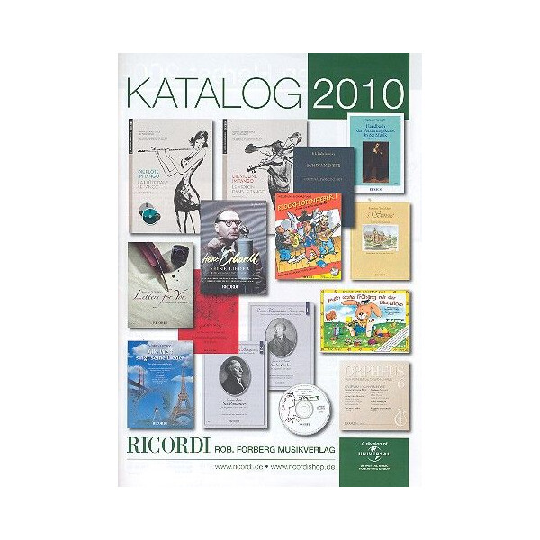 Katalog Ricordi Deutschland 2012/13