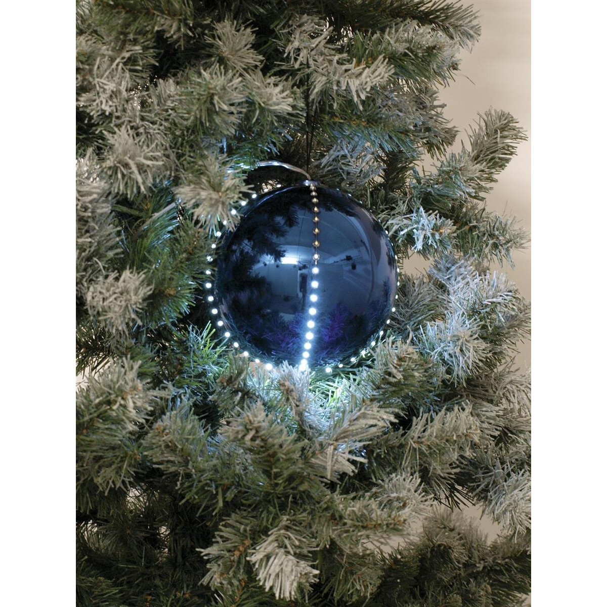 Europalms LED Snowball 8cm, dark blue 5x