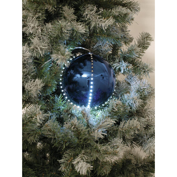 Europalms LED Snowball 8cm, dark blue 5x