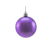 Europalms decorative ball 6cm, purple, metallic 6x