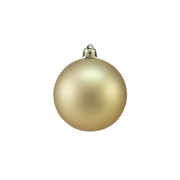 Europalms decorative ball 7cm, gold, matt 6x