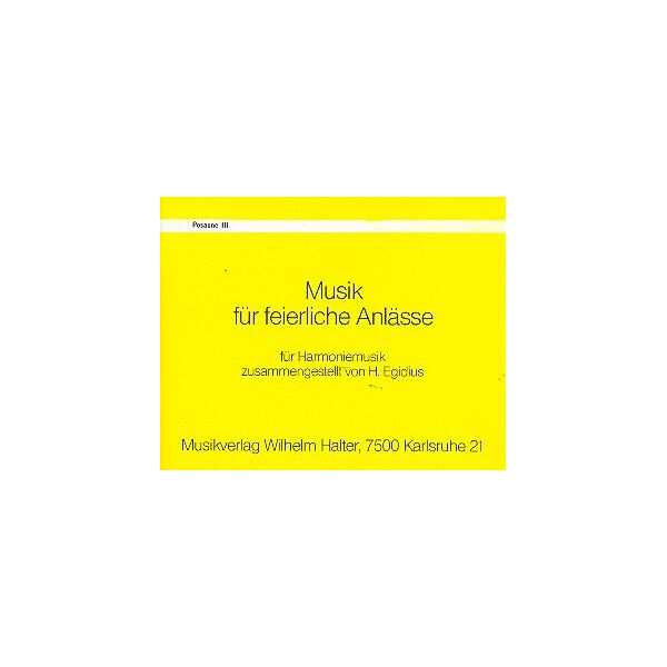 Musik für feierliche Anlässe