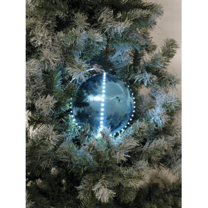 Europalms LED Snowball 15cm, ice blue