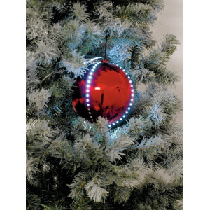 Europalms LED Snowball 15cm, red