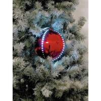 Europalms LED Snowball 15cm, red