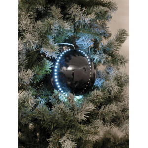 Europalms LED Snowball 15cm, black