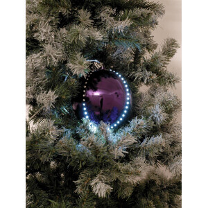 Europalms LED Snowball 15cm, purple