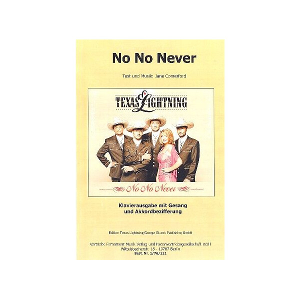 No No Never: Einzelausgabe