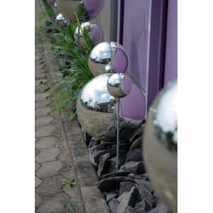 Europalms Dekokugel 20cm, silber