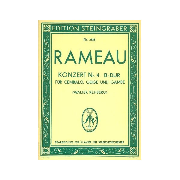 Konzert B-Dur Nr.4 für