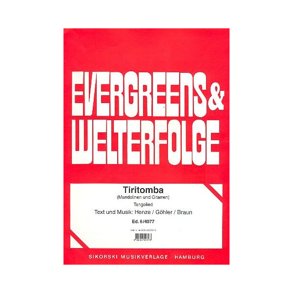 Tiritomba: Tangolied für Gesang