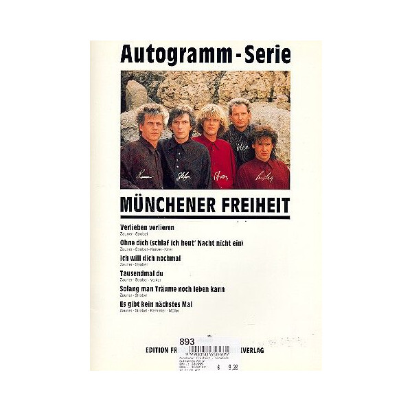 Münchener Freiheit: Songbook