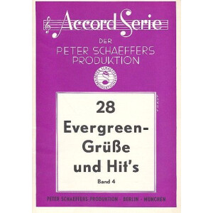 28 Evergreen-Gr&uuml;&szlig;e und Hits Band 4