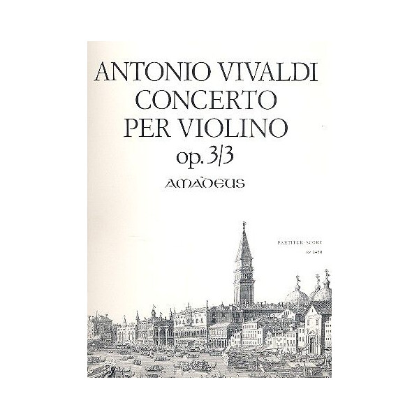 Konzert G-Dur op.3,3 PV96 für Violine