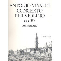 Konzert G-Dur op.3,3 PV96 für Violine