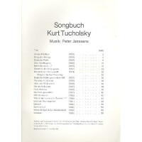 Songbuch Kurt Tucholsky: