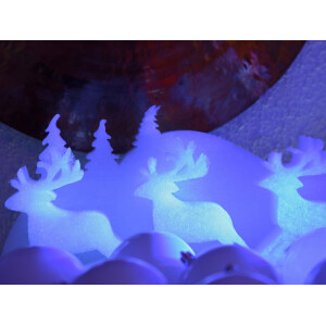 Europalms Winterlandschaft aus Schneematte, schwer entflammbar B1