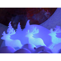 Europalms Winterlandschaft aus Schneematte, schwer entflammbar B1