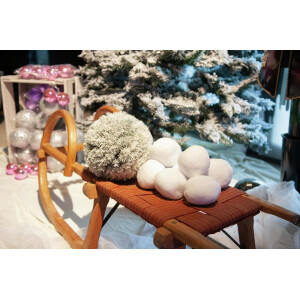 Europalms Schneebälle, 7,5cm 10x