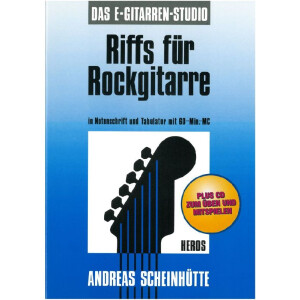 Riffs für Rockgitarre (+CD):