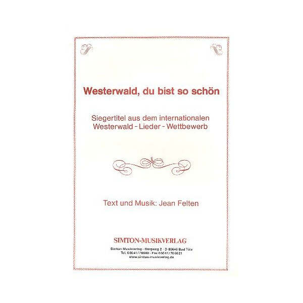 Westerwald du bist so schön