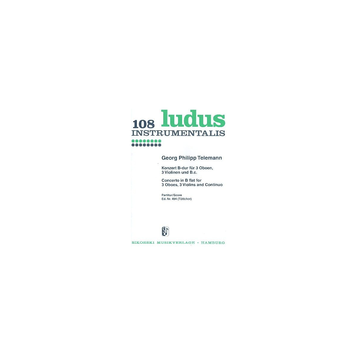 Konzert B-Dur für 3 Oboen, box