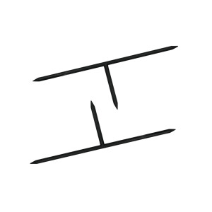 Europalms Silhouette Hase, weiß, 56cm