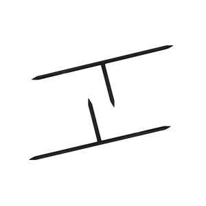 Europalms Silhouette Osterhase, weiß, 60cm