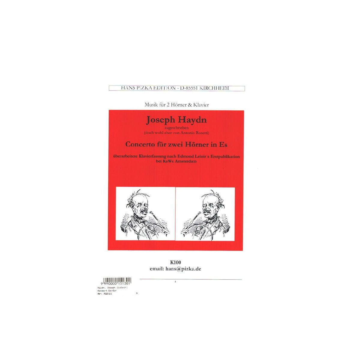 Konzert Es-Dur für 2 Hörner und Orchester