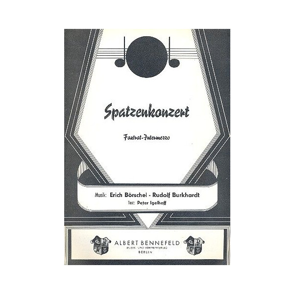 Spatzenkonzert: Einzelausgabe