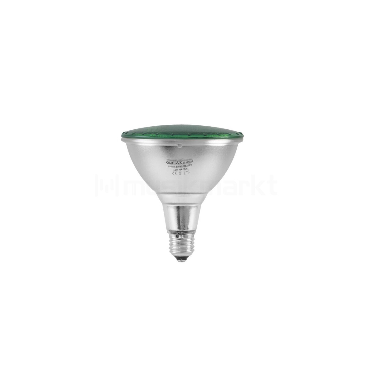 Omnilux PAR-38 230V SMD 15W E-27 LED grün