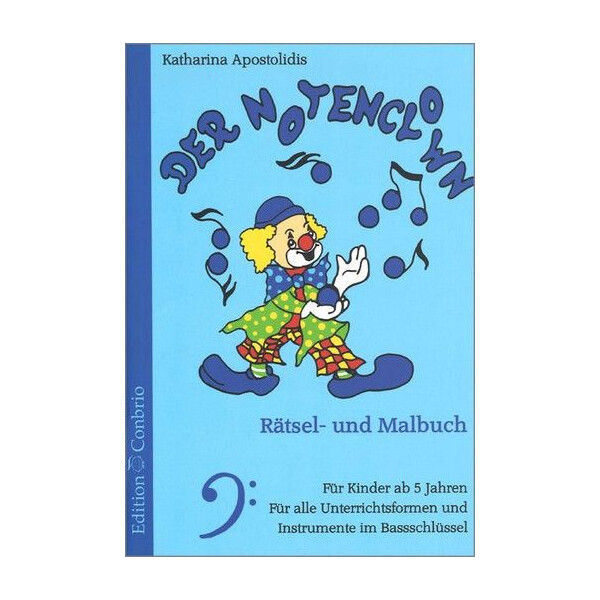 Der Notenclown Rätsel- und Malbuch für