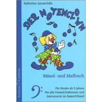 Der Notenclown Rätsel- und Malbuch für