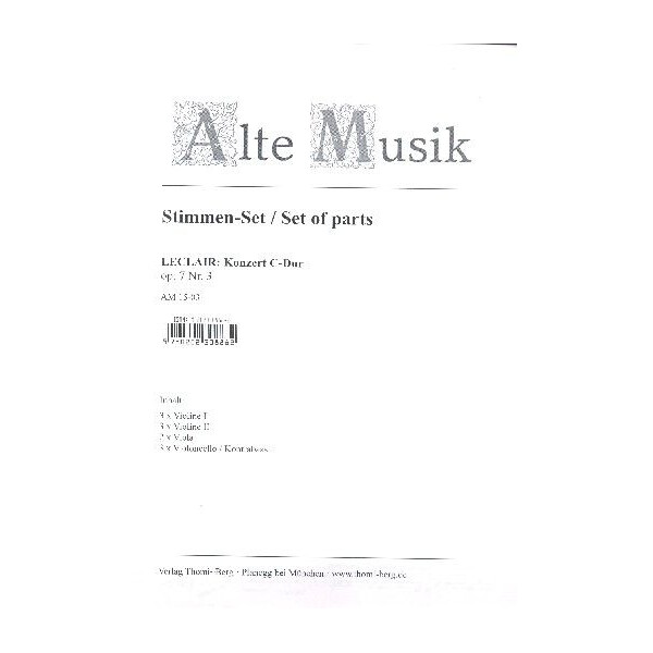 Konzert C-Dur op.7,3