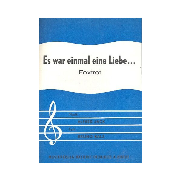 Es war einmal eine Liebe: Einzelausgabe