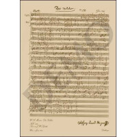 Das Veilchen KV476 Poster Faksimile-Ausgabe